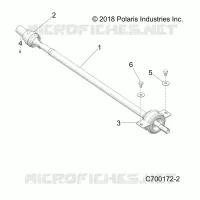 DRIVE TRAIN, REAR PROP SHAFT