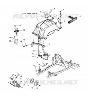 FUEL TANK AND CARBURETOR MOUNTING