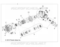 DRIVE TRAIN, FRONT GEARCASE INTERNALS