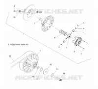 DRIVE TRAIN, SECONDARY CLUTCH