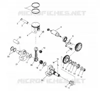PISTON   CRANKSHAFT SPORT 400L W948540 (4927232723C009)