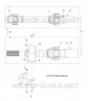 DRIVE TRAIN, FRONT PROP SHAFT