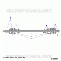 DRIVE TRAIN, FRONT HALF SHAFT