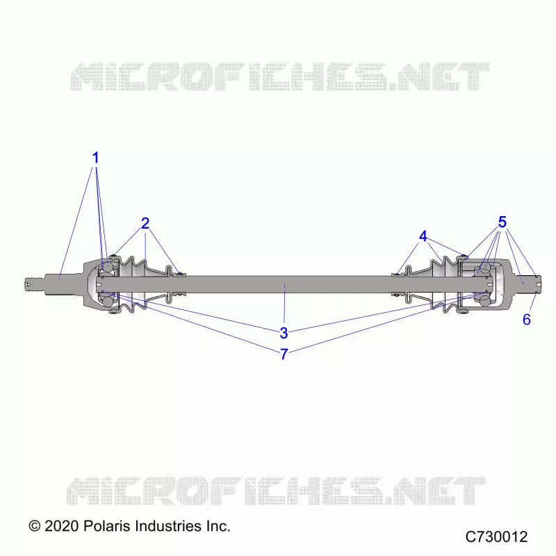 DRIVE TRAIN, FRONT HALF SHAFT