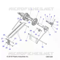 SUSPENSION, REAR TORQUE ARM