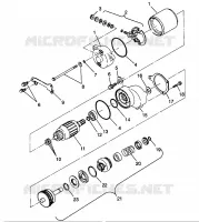 STARTING MOTOR SCRAMBLER W967840 (4935823582D005)