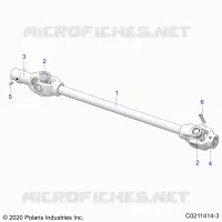 DRIVE TRAIN, FRONT PROP SHAFT