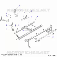 CHASSIS, MAIN FRAME MOUNTS