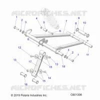 SUSPENSION, FRONT TORQUE ARM