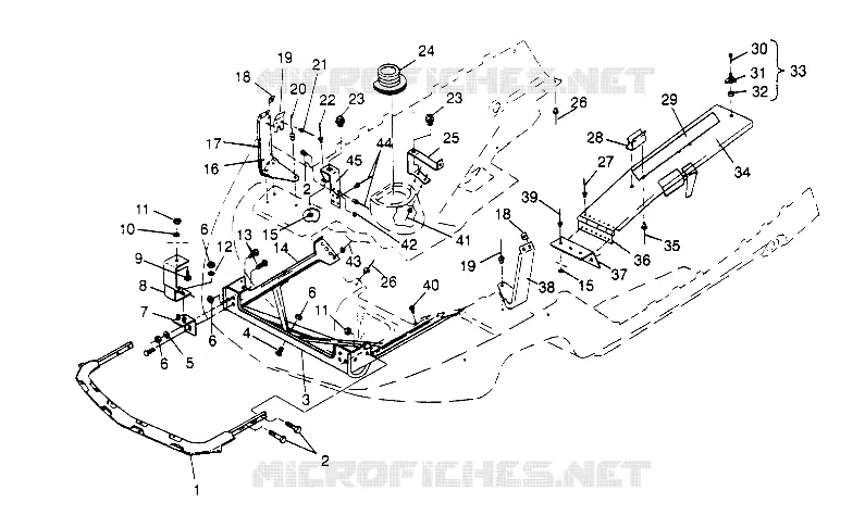NOSEPAN ASSEMBLY 440 0952760, 440 SKS 0952560,  AND EUROPEAN 440 SKS E95256 (4929032903A011)