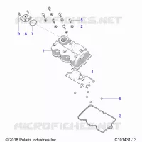 ENGINE, VALVE COVER