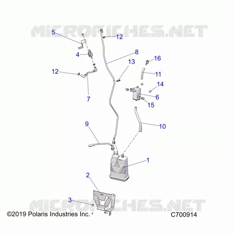 FUEL TANK, EVAP- R21RRH99BC (C700914)