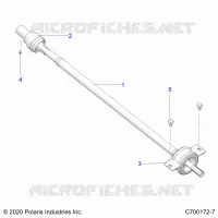 DRIVE TRAIN, REAR PROP SHAFT