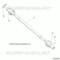 DRIVE TRAIN, REAR PROP SHAFT