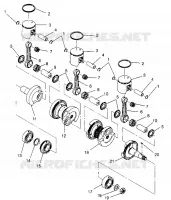 PISTON   CRANKSHAFT XLT SPECIAL (XTRA) 0946767 (4927112711034A)