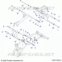 REAR SUSPENSION CONTROL ARM MOUNTING