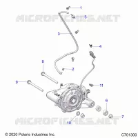 DRIVE TRAIN, FRONT GEARCASE MOUNTING