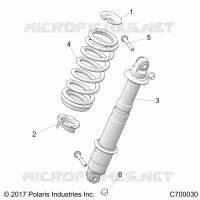 REAR SUSPENSION SHOCK MOUNTING
