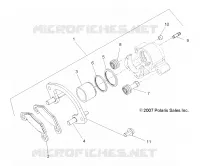 REAR BRAKE CALIPER