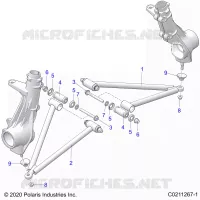 SUSPENSION, A-ARM AND STRUT MOUNTING