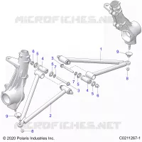 SUSPENSION, A-ARM AND STRUT MOUNTING
