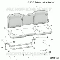 SEAT ASM. REAR