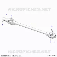 DRIVE TRAIN, FRONT PROP SHAFT