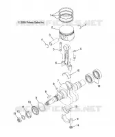 CRANKSHAFT AND PISTON