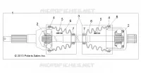 DRIVE TRAIN, REAR DRIVE SHAFT