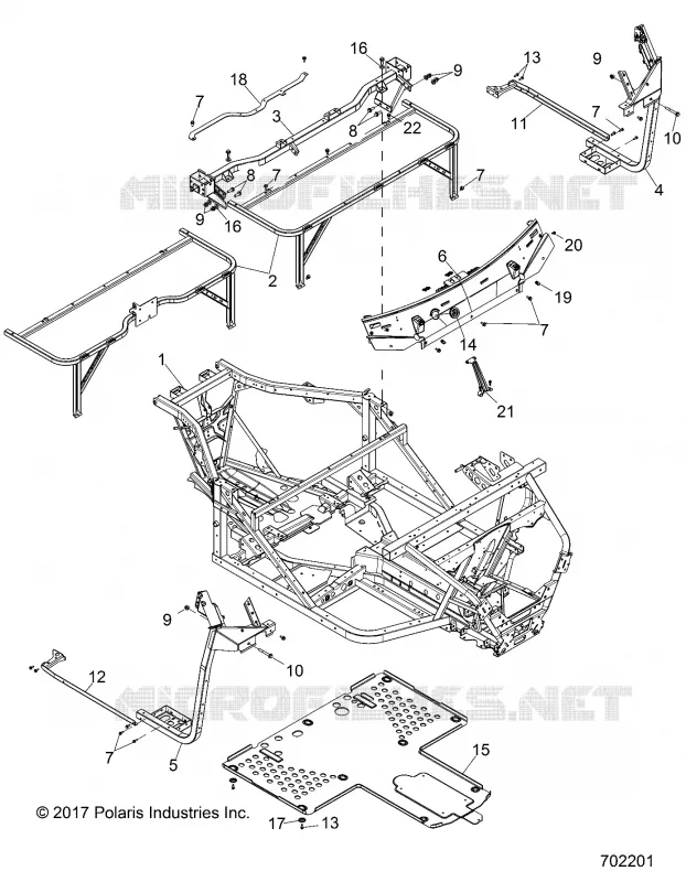 CHASSIS, MAIN FRAME