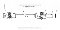 DRIVE TRAIN, FRONT PROP SHAFT