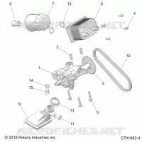 OIL PUMP AND OIL COOLER