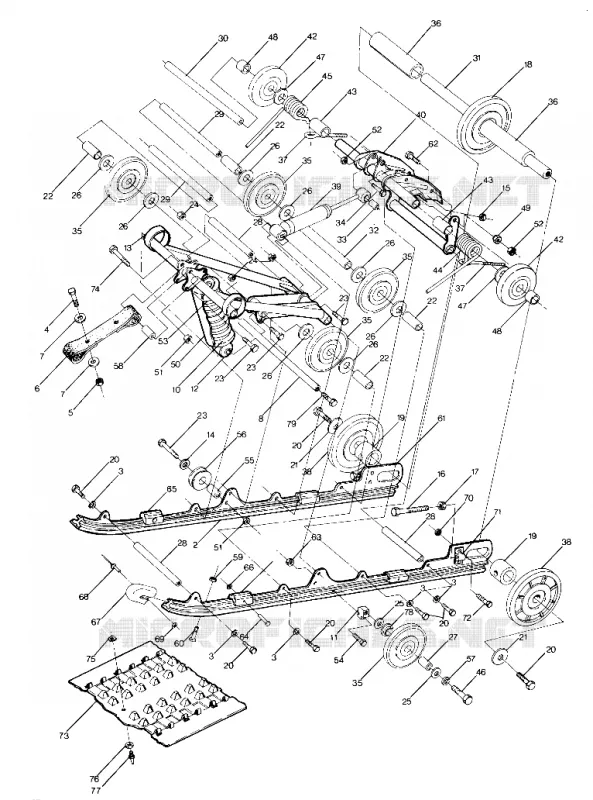 SUSPENSION 400 AND 650 (4914131413015A)