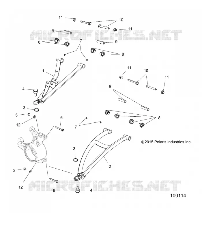 FRONT SUSPENSION A-ARMS
