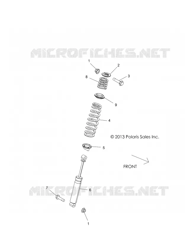REAR SUSPENSION SHOCK MOUNTING