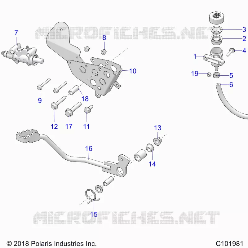 BRAKES, BRAKE PEDAL AND MASTER CYLINDER