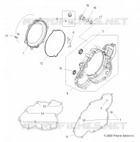 ENGINE, CLUTCH COVER