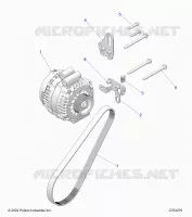 ENGINE, ALTERNATOR