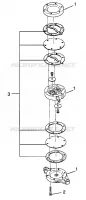 FUEL PUMP STORM 0975782, STORM S.E. H975782, EUROPEAN STORM S.E. E975782, (4937823782D007)