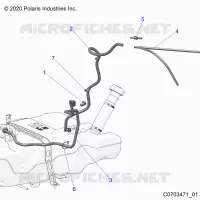 FUEL SYSTEM, FUEL LINES, STANDARD