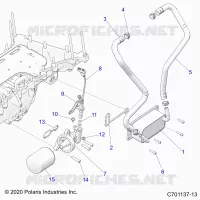 OIL FILTER, OIL COOLER