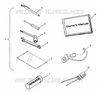 TOOL KIT    SPORTSMAN 500 W98CH50A AND W98CH50AB (4945714571E004)