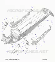 CHASSIS, CLUTCH GUARD, FOOTRESTS, AND RUNNINGBOARDS