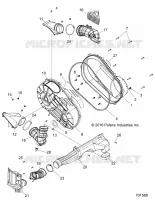 DRIVE TRAIN, CLUTCH COVER