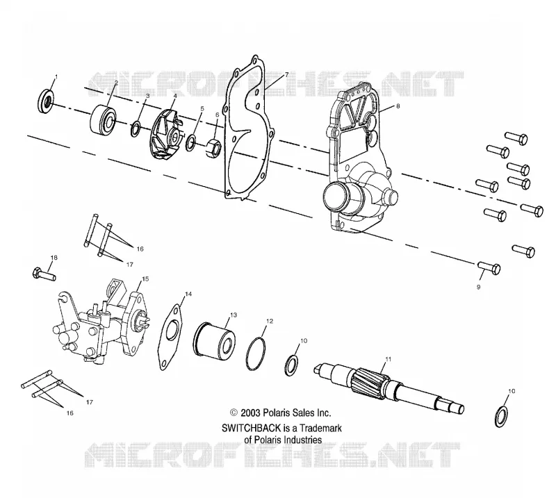 WATER PUMP/OIL PUMP (600)