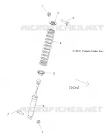 REAR SUSPENSION SHOCK MOUNTING