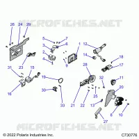 ELECTRICAL, WIRE HARNESS, COMPONENTS, AND LICENSE PLATE