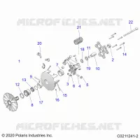 DRIVE TRAIN, PRIMARY CLUTCH