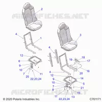 SEAT ASM. AND SLIDER