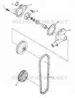 WATER PUMP 500 0972764, EUROPEAN 500 E972764, 500 SKS 0972564, EUROPEAN 500 (4938393839D002)